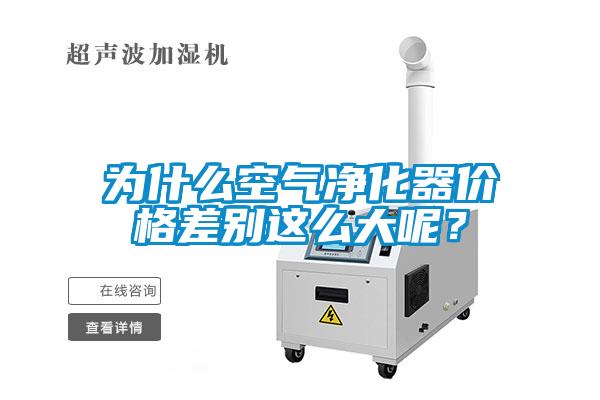 為什么空氣凈化器價(jià)格差別這么大呢？