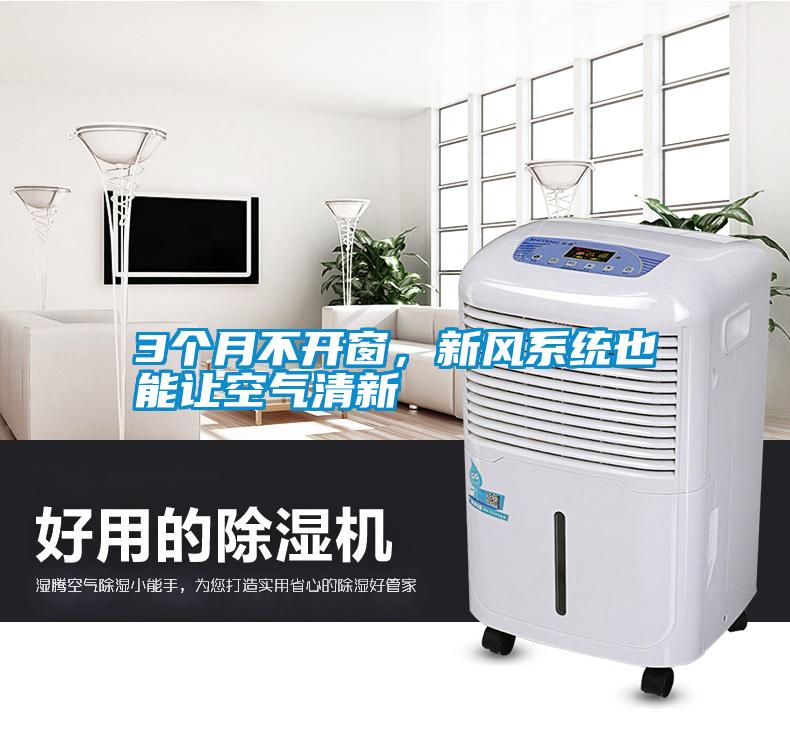 3個月不開窗，新風系統(tǒng)也能讓空氣清新