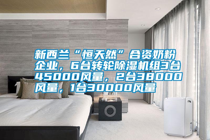 新西蘭“恒天然”合資奶粉企業(yè)，6臺(tái)轉(zhuǎn)輪除濕機(jī)組3臺(tái)45000風(fēng)量，2臺(tái)38000風(fēng)量，1臺(tái)30000風(fēng)量