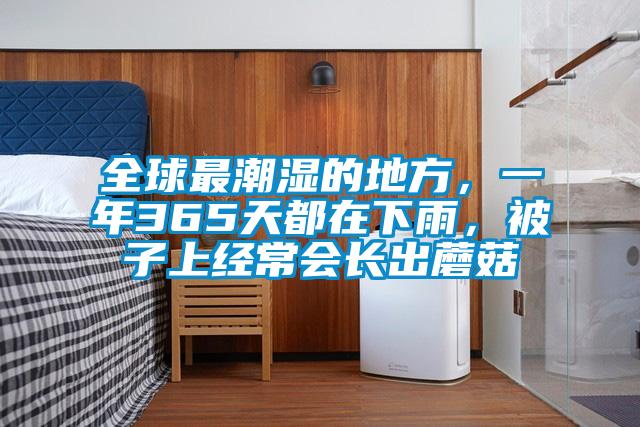 全球最潮濕的地方，一年365天都在下雨，被子上經(jīng)常會長出蘑菇