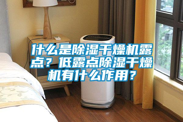 什么是除濕干燥機露點？低露點除濕干燥機有什么作用？