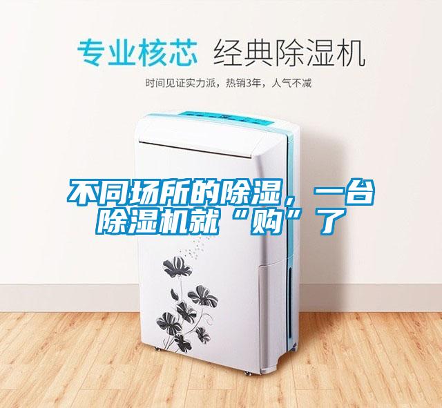 不同場所的除濕，一臺除濕機就“購”了