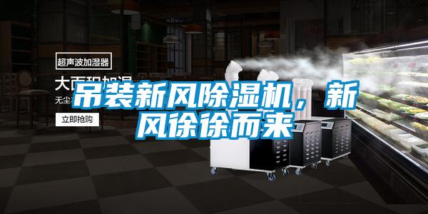 吊裝新風(fēng)除濕機(jī)，新風(fēng)徐徐而來