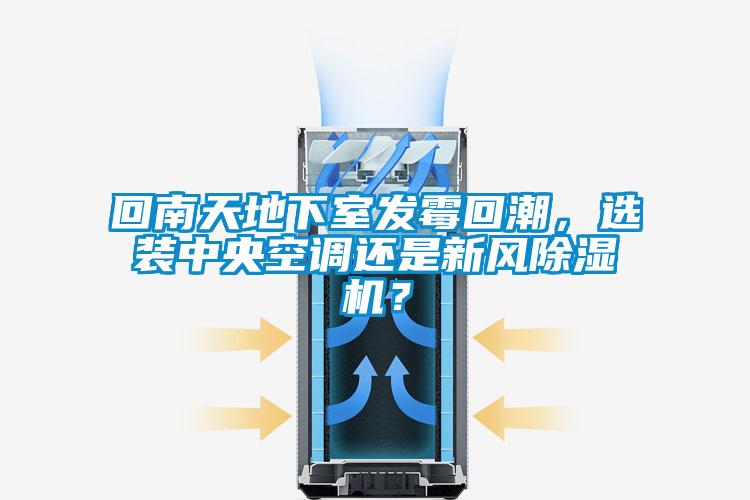 回南天地下室發(fā)霉回潮，選裝中央空調(diào)還是新風(fēng)除濕機？