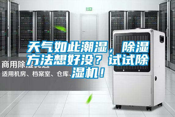 天氣如此潮濕，除濕方法想好沒(méi)？試試除濕機(jī)！