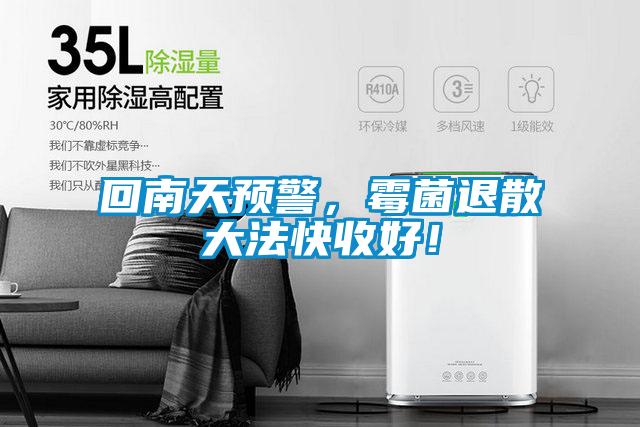 回南天預(yù)警，霉菌退散大法快收好！