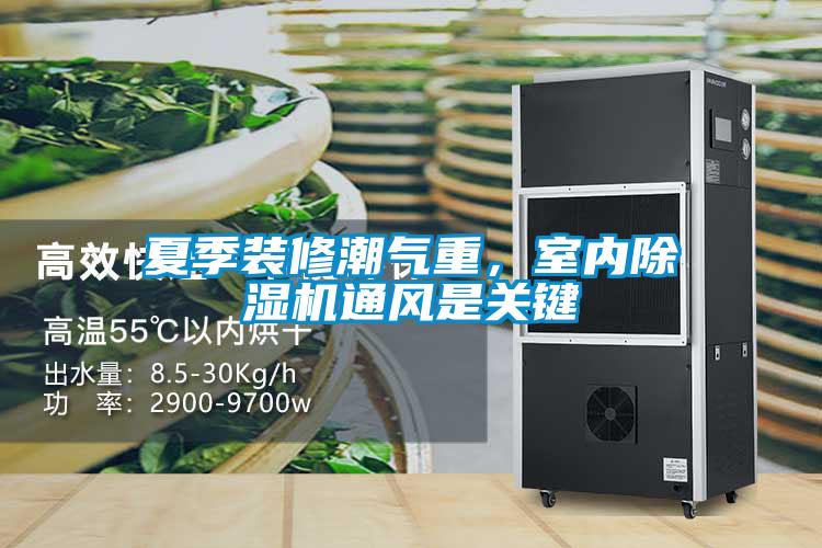 夏季裝修潮氣重，室內(nèi)除濕機通風(fēng)是關(guān)鍵