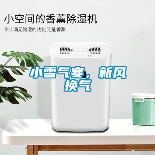 小雪氣寒，新風(fēng)換氣