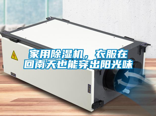 家用除濕機，衣服在回南天也能穿出陽光味