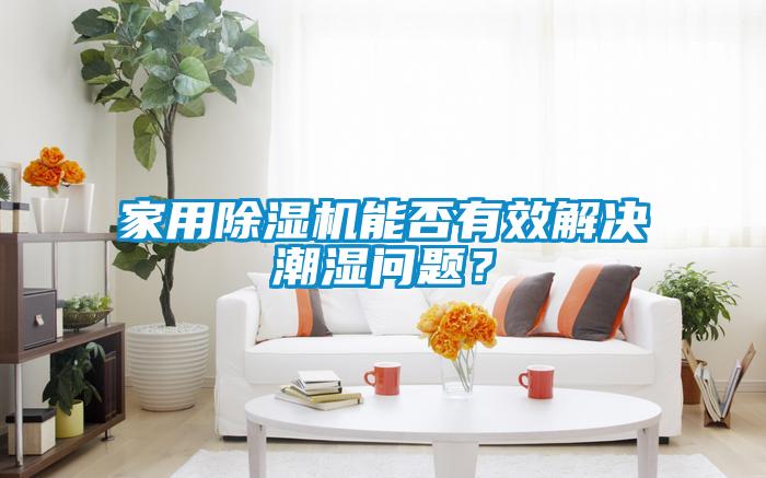 家用除濕機能否有效解決潮濕問題？