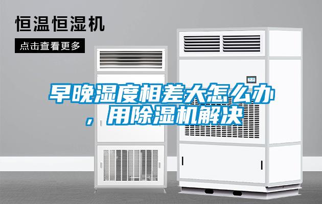 早晚濕度相差大怎么辦，用除濕機解決