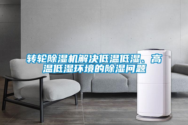 轉(zhuǎn)輪除濕機解決低溫低濕、高溫低濕環(huán)境的除濕問題