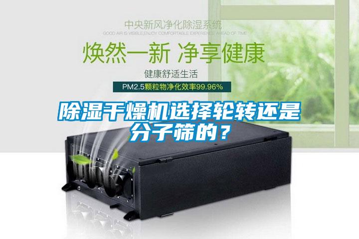 除濕干燥機選擇輪轉(zhuǎn)還是分子篩的？