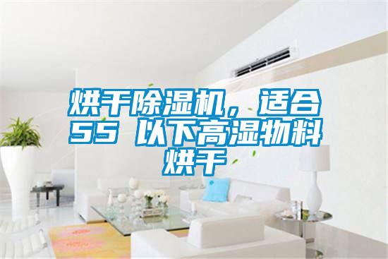 烘干除濕機(jī)，適合55℃以下高濕物料烘干