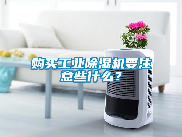 購(gòu)買(mǎi)工業(yè)除濕機(jī)要注意些什么？