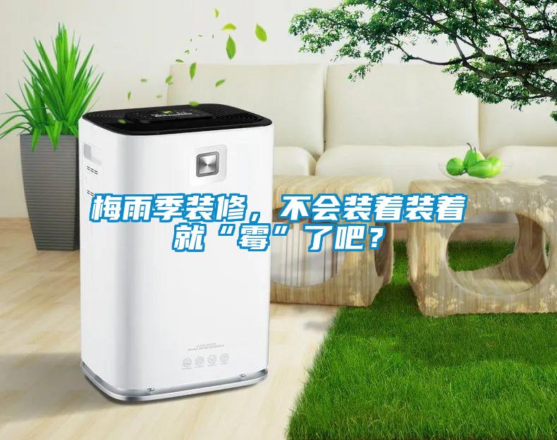 梅雨季裝修，不會(huì)裝著裝著就“霉”了吧？