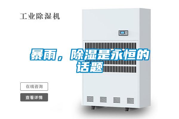 暴雨，除濕是永恒的話題