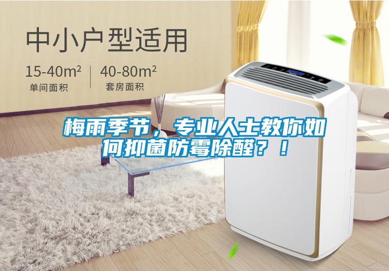 梅雨季節(jié)，專(zhuān)業(yè)人士教你如何抑菌防霉除醛？！