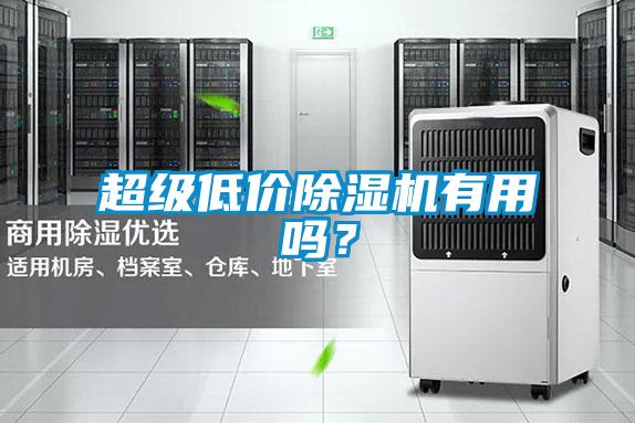 超級低價除濕機有用嗎？