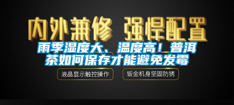 雨季濕度大、溫度高！普洱茶如何保存才能避免發(fā)霉