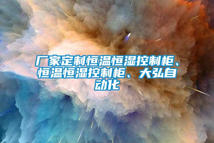廠家定制恒溫恒濕控制柜、恒溫恒濕控制柜、大弘自動(dòng)化