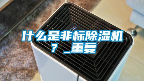 什么是非標(biāo)除濕機(jī)？_重復(fù)