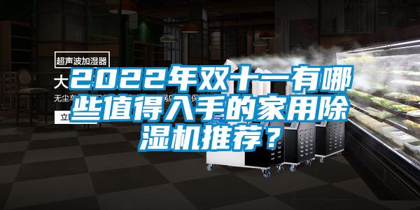 2022年雙十一有哪些值得入手的家用除濕機(jī)推薦？