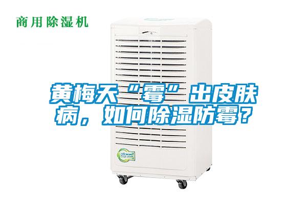 黃梅天“霉”出皮膚病，如何除濕防霉？