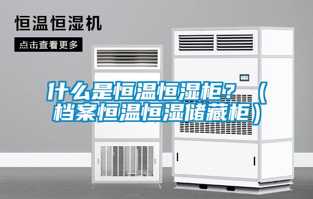 什么是恒溫恒濕柜？（檔案恒溫恒濕儲(chǔ)藏柜）