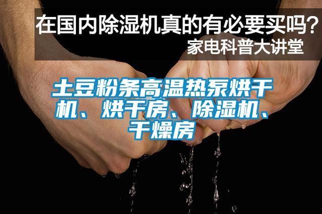 土豆粉條高溫?zé)岜煤娓蓹C(jī)、烘干房、除濕機(jī)、干燥房