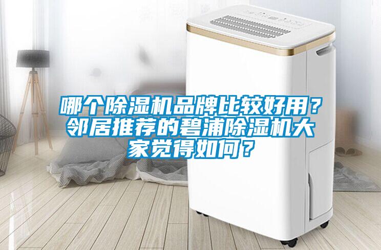 哪個(gè)除濕機(jī)品牌比較好用？鄰居推薦的碧浦除濕機(jī)大家覺(jué)得如何？