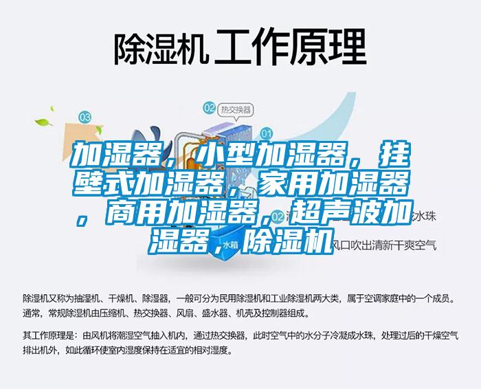 加濕器，小型加濕器，掛壁式加濕器，家用加濕器，商用加濕器，超聲波加濕器，除濕機(jī)
