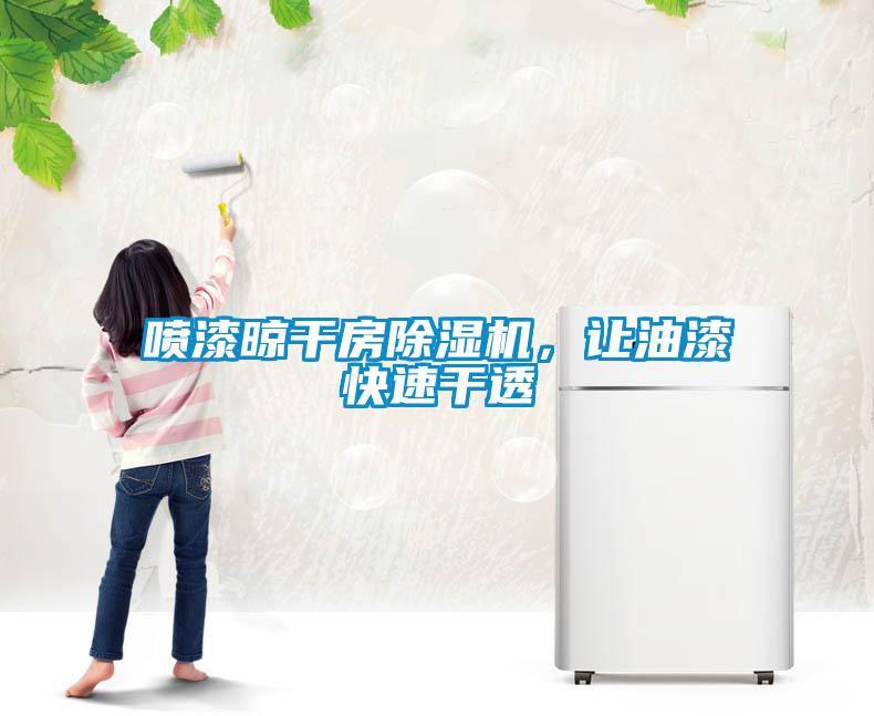 噴漆晾干房除濕機(jī)，讓油漆快速干透