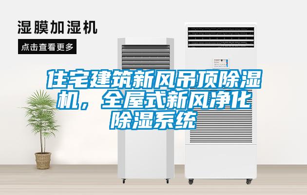 住宅建筑新風(fēng)吊頂除濕機(jī)，全屋式新風(fēng)凈化除濕系統(tǒng)