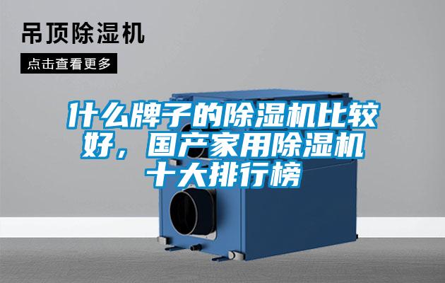 什么牌子的除濕機(jī)比較好，國(guó)產(chǎn)家用除濕機(jī)十大排行榜
