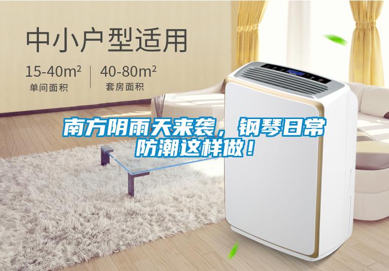 南方陰雨天來襲，鋼琴日常防潮這樣做！