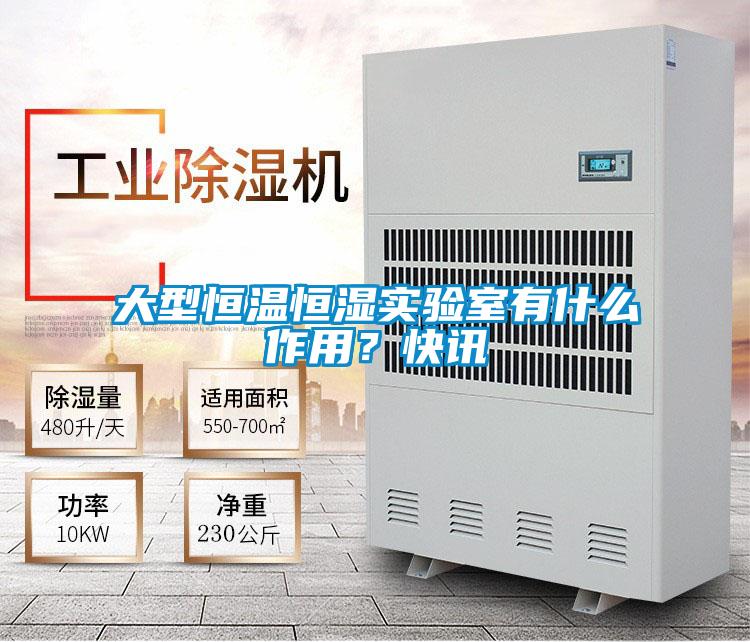 大型恒溫恒濕實(shí)驗(yàn)室有什么作用？快訊