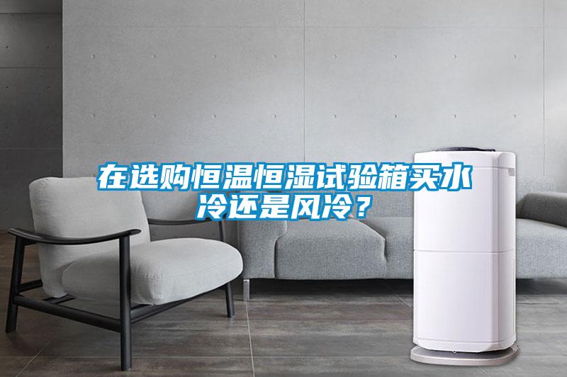 在選購恒溫恒濕試驗(yàn)箱買水冷還是風(fēng)冷？