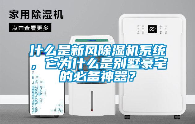 什么是新風(fēng)除濕機(jī)系統(tǒng)，它為什么是別墅豪宅的必備神器？