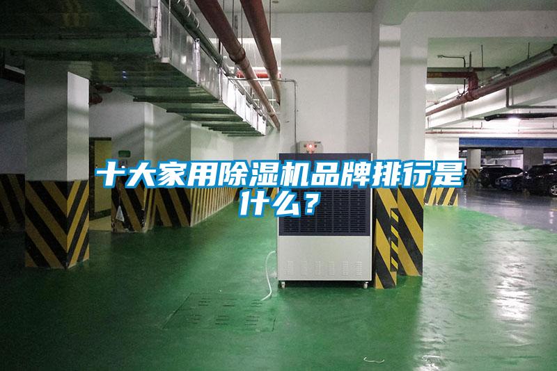 十大家用除濕機品牌排行是什么？
