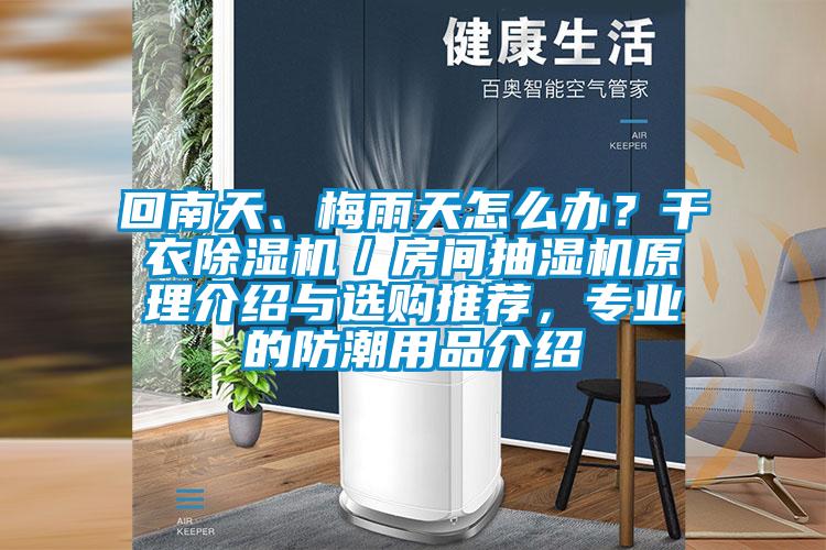 回南天、梅雨天怎么辦？干衣除濕機／房間抽濕機原理介紹與選購?fù)扑]，專業(yè)的防潮用品介紹