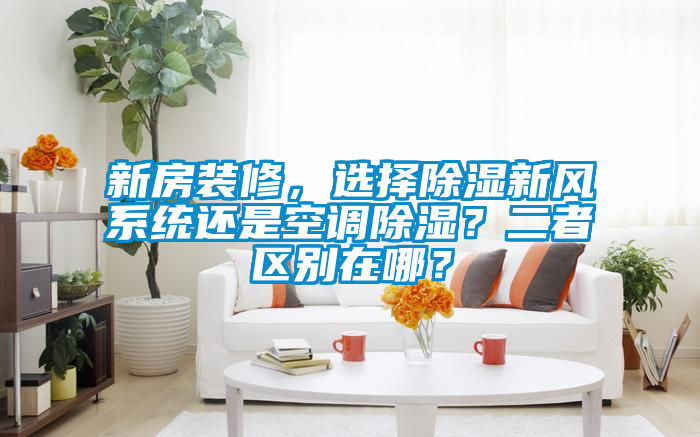 新房裝修，選擇除濕新風(fēng)系統(tǒng)還是空調(diào)除濕？二者區(qū)別在哪？