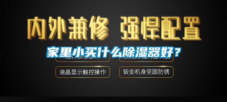 家里小買什么除濕器好？