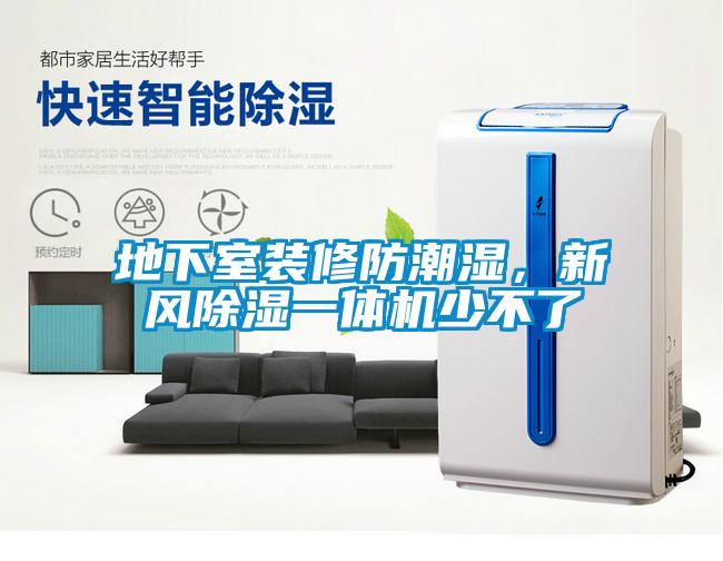地下室裝修防潮濕，新風(fēng)除濕一體機(jī)少不了