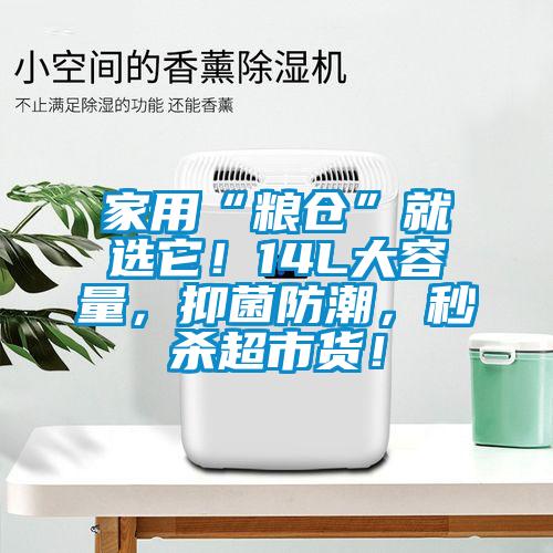 家用“糧倉(cāng)”就選它！14L大容量，抑菌防潮，秒殺超市貨！