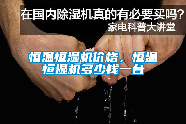 恒溫恒濕機價格，恒溫恒濕機多少錢一臺
