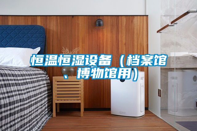 恒溫恒濕設(shè)備（檔案館、博物館用）