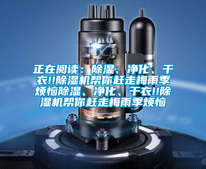 正在閱讀：除濕、凈化、干衣!!除濕機幫你趕走梅雨季煩惱除濕、凈化、干衣!!除濕機幫你趕走梅雨季煩惱