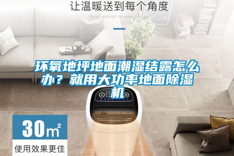 環(huán)氧地坪地面潮濕結露怎么辦？就用大功率地面除濕機