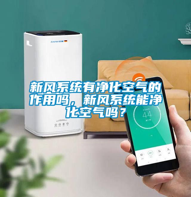 新風(fēng)系統(tǒng)有凈化空氣的作用嗎，新風(fēng)系統(tǒng)能凈化空氣嗎？